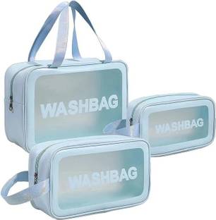 Gadhiyashopping Toiletry Bag, Wash Bag Cosmetic Bag (Blue)