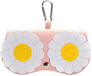 Zesta Cute Pink Sunglasses Travel Organizer Glass Cover Box/Spectacle Case Leather