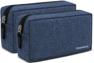 Cranique Charger Pouch Gadget Bag Travel Organizer Pouch for Cable, Hard Disk -QP2-Pack-2