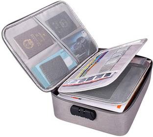 4square Document Bag with Lock File Storage Organizer Bag storage