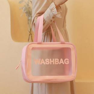 Alpyog PVC Zipper Cosmetic Travel Toiletry Makeup Wash Bag Organizer Carry Pouch