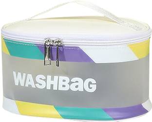 HOUSE OF QUIRK Wash Make Up Bag Waterproof Cosmetic Bag, Portable Carry Pouch-21x15.5x12.3 Cm