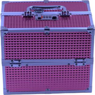 Bridal Pink Diamond Makeup Travel Organizer