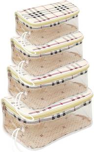 Flywind Toiletry Bag Pouch Travelling Kit Cosmetic Pouch Multipurpose pouch Pack of 4