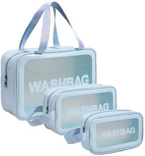sluzoo Waterproof PVC wash Bags for girls, travel bag for Cosmetic & bath accessories