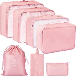 Mungat 7 Pcs Travel Organizer Pouch Packing Cubes for Clothes