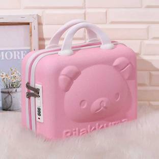NAVRANGI Rilakkuma Mini Cosmetic Case, Hard Shell Travel Makeup Box