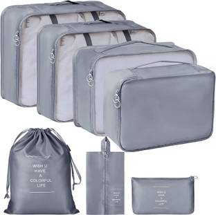 Mungat 7 Pcs Travel Organizer Pouch Packing Cubes for Clothes