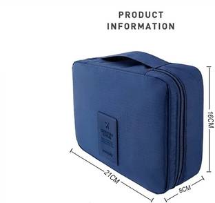 Wishbone Travel Organiser Bag, Travel Accessory Travel Zipper Toiletry Bag Travel Toiletry Kit