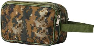 Kumar's Trend Army Military Cobra print Shaving Kit/ Bag . Travelling Kit Pouch with 3 Zip Pockets & 1 Side Pockets Travel Shaving Bag