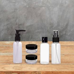 ShopCircuit Mini Small Container Travelling Kit Set for Shampoo Cosmetics & Other Essentials Travel Toiletry Kit