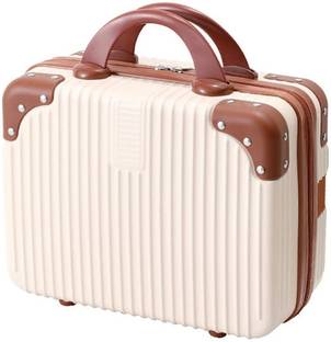 DIYASALESS Portable Makeup Travel Case Hand Luggage,Makeup Case Suitcase Elastic Band Bag Travel Toiletry Kit