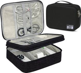 Rossella 2 Layer Travel Digital Electronics Accessories Gadget Carry Bag Organizer