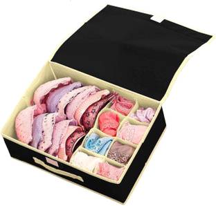 HOC Lingerie With Lid Non-Woven Drawer Dividers Innerwear Storage 04 Travel Toiletry Kit