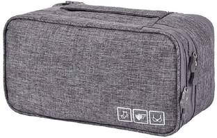 KEETLY 3 Layer Travel Pouch For Storage Of Bra Underwear Innerwear Cosmetics Toiletry Travel Toiletry Kit