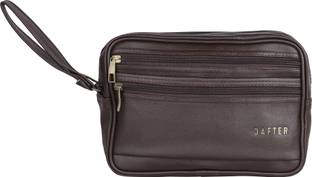 dafter Multipurpose Portable Toiletry Kit - Foam Leather Unisex Pouch for Travelling Travel Toiletry Kit