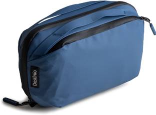 Destinio Travel Pouch and Shaving Kit Bag for Men, Cosmetic and Make up Pouches for Women Travel Toiletry Kit