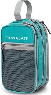 Travalate Multipurpose 3 compartment Travel Makeup Kit Pouch Medicine Organizer Bag Case Storage Pouch Handbag Travel Toiletry Kit