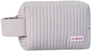 Sambhuya Leather Toiletry Bag For Men & Women Travel Makeup Pouch Cosmetic Bag Pack of 01 Travel Toiletry Kit