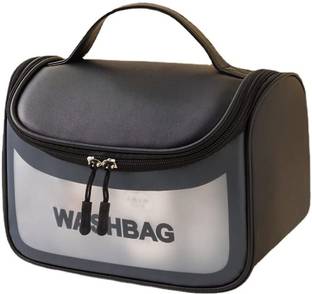 Anayo Cosmetic Organizer Bag Makeup Pouch Zippered Storage Washbag Travel Toiletry Kit