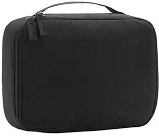 Flywind Professional Nylon Travel Cosmetic Bag Makeup Pouch for Zippered Cosmetic Bag Travel Toiletry Kit