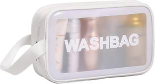 KHAMOSH TRADERS Portable Zipper Makeup Wash Bag Organizer Carry Pouch Bag, Travel Toiletry Kit
