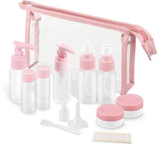 JB EXPORT Portable Travel Cosmetics Bottles Plastic Travel Toiletry Kit