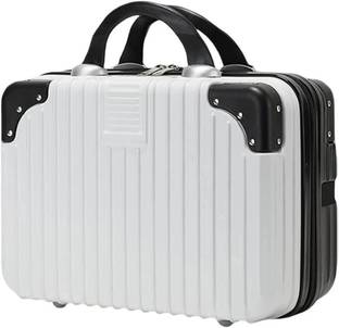 SUNBEET Portable Makeup Travel Case Hand Luggage,Makeup Case Suitcase with Elastic Band Travel Toiletry Kit
