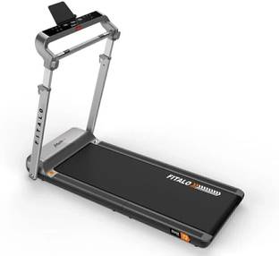 Fitalo Edge T2 (3HP Peak) 3 LED Display, Foldable Running Deck Motorized Home Use Treadmill (Max Weight:90 kg)