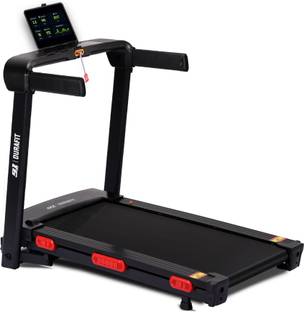 Durafit Hike 6 HP Peak|25-Auto Incline| 18Km Speed Treadmill (Max Weight:150 kg)