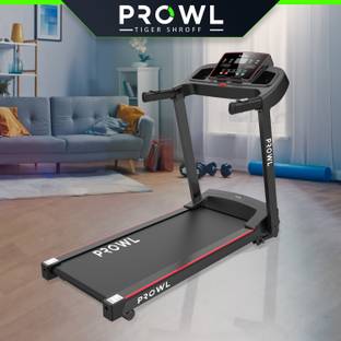 PROWL by TIGER SHROFF GT-400 Foldable Motorized Equipment for Home Gym Fitness Cardio Training Machine Treadmill (Max Weight:100 kg)