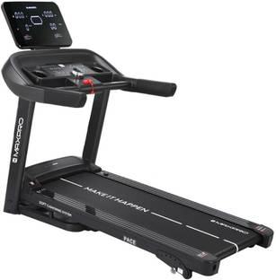 Maxpro Pace 5HP DC Motor, 6 Level Incline, 14km/hr Speed LED Display Treadmill for Home Treadmill (Max Weight:110 kg)