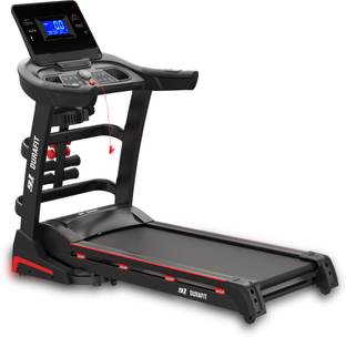Durafit Panther Pro Multifunction 5.5HP Peak MaxWeight:140Kg |15Level Incline|18km Speed Treadmill (Max Weight:140 kg)