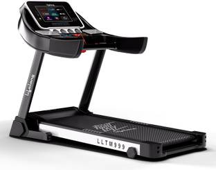 Lifelong Home with Massager - 6 HP Peak Motorized - 6 Level Manual Inclines Treadmill (Max Weight:110 kg)