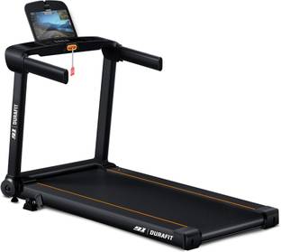 Durafit Ace 4.5HP BLDC Peak | 120Kg User Weight | 16km Speed | 4level Incline Home Use Treadmill (Max Weight:120 kg)