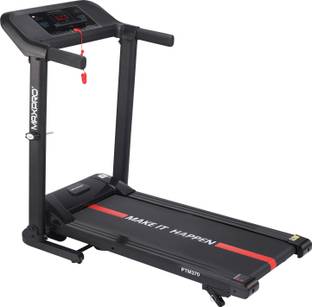 Maxpro PTM370 1.5Hp(3HP Peak)DC Motorized Foldable Treadmill with LED Display Treadmill (Max Weight:110 kg)