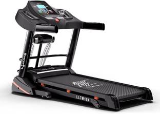 Lifelong with Massager -4.5 HP Peak Motorized - 3 Manual Incline Treadmill (Max Weight:120 kg)