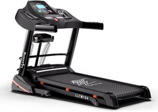 Lifelong with Massager -4.5 HP Peak Motorized - 3 Manual Incline Treadmill (Max Weight:120 kg)