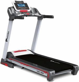 Powermax Fitness TAC-400 (4 HP) Semi-Commercial AC Motorized Treadmill with Android & iOS App Treadmill (Max Weight:120 kg)
