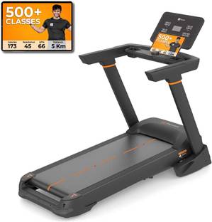 Flexnest Flextread Plus Treadmill Running Pad with Bluetooth Speaker 500+ Virtual Classes Treadmill (Max Weight:180 kg)