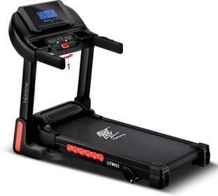 Lifelong FitPro Treadmill for Home | 4 HP Peak Motor | Foldable & Hydraulic Folding Treadmill (Max Weight:100 kg)