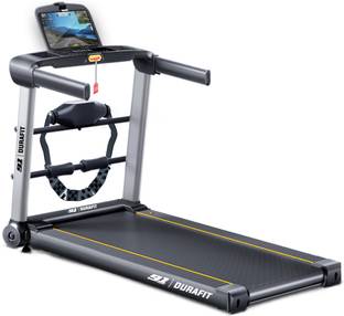 Durafit Surge Multifunction 4.5HP Peak BLDC | 16km Speed | 20-Auto Incline Treadmill (Max Weight:120 kg)
