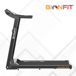 BIONFIT CARDIO-X2 Treadmill for Home | Max Weight:100kg, 3HP Peak | Foldable Walking Pad Treadmill (Max Weight:100 kg)