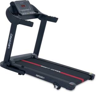 Maxpro IM5001 2.5HP Peak DC Motor with Max. Speed 12km/hr, Motorised Folding Treadmill (Max Weight:90 kg)