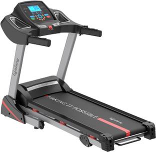 Lifelong Fit Pro 4.5 HP Peak Max Speed 14km/hr |3 level Manual Incline Treadmill (Max Weight:110 kg)