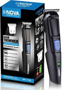 NOVA NHT 1136 Trimmer 120 min  Runtime 4 Length Settings