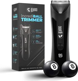 BEARDO incrediBALL Trimmer for Men with Skin Safe Tech Fully Waterproof Trimmer 90 min  Runtime 4 Length Settings