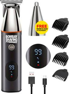 BOMBAY SHAVING COMPANY Multigroomer Kit | Trimmer for Men Fully Waterproof Trimmer 90 min  Runtime 10 Length Settings