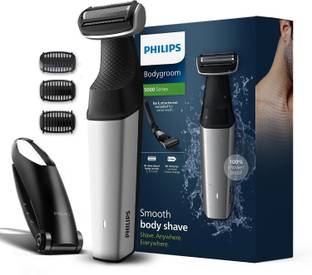 PHILIPS BG5021/15 Fully Waterproof Body Groomer 60 min  Runtime 3 Length Settings