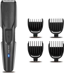 One Plus OP 21 Cordless Professional Hair Trimmer For Men waterproof Trimmer 120 min  Runtime 4 Length Settings